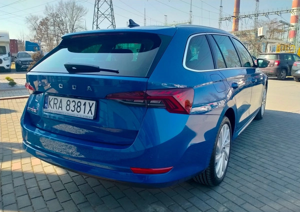 Skoda Octavia cena 109500 przebieg: 55000, rok produkcji 2022 z Skawina małe 191